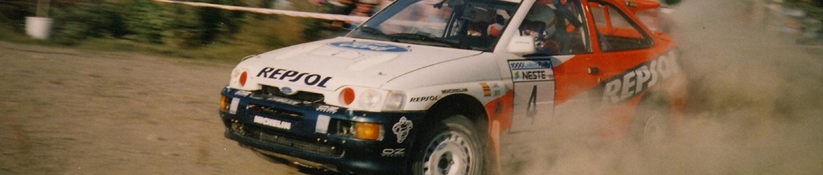 WRC 1996, Carlos Sáinz en el Rally de Finlandia Foto: Masa22 CC 2.0 Atribution