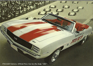 Indianapolis Pace Car 1969. Foto: Publicidad