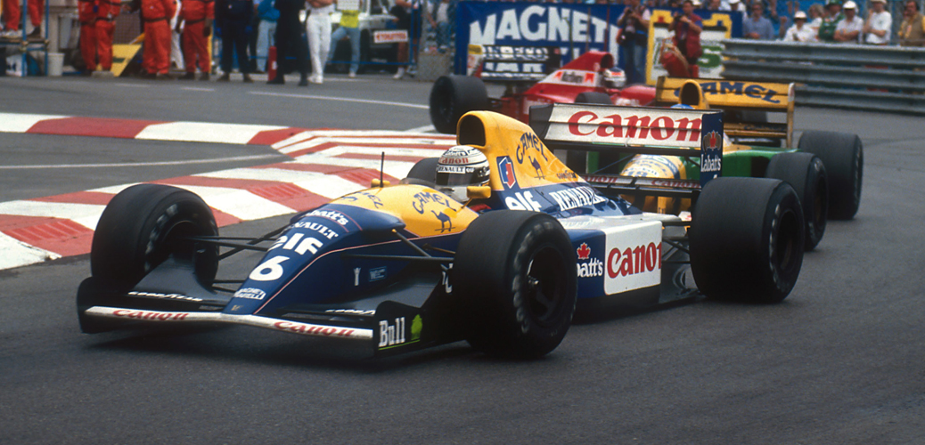Williams FW14B, Mónaco 1992, Foto: LAT Photographic/Williams F1