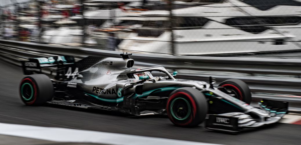 Mercedes F1 W10 EQ Power+. Entrenamientos del Jueves, Gran Premio de Mónaco de 2019 © LAT Images for Mercedes-Benz Grand Prix Ltd