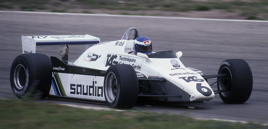 Keke Rosberg se proclamó campeón de la temporada 1982 de Fórmula 1 con este Williams-Ford FW08. Foto: Williams