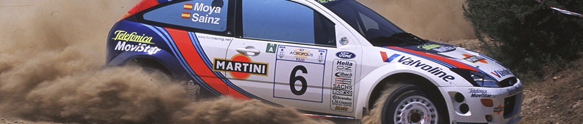 WRC 2000. Carlos Sáinz en el Acrópolis, FOto: Crazylenny2 Attribution 2.0 Generic (CC BY 2.0)