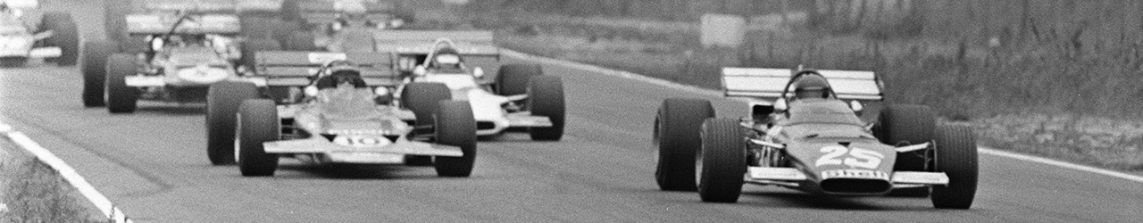 Salida del Gran Premio de Países Bajos de 1970. Fórmula 1 1970.