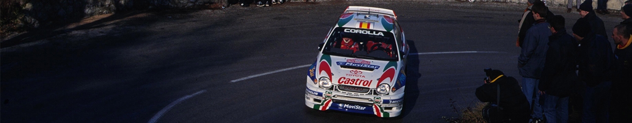WRC 1999. Sáinz en el Rally de Montecarlo, Foto: WRC 60, Licencia de Documentación Libre GNU.