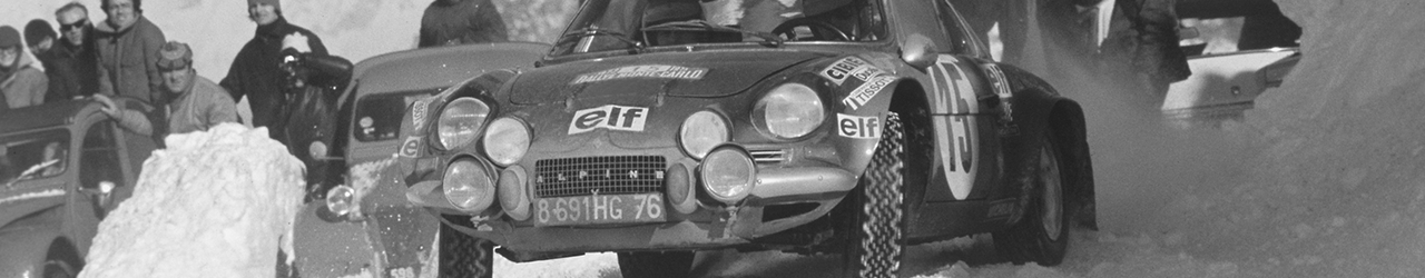 42ème Rallye Automobile de Monte-Carlo. Alpine A110, Foto: Renault Communication
