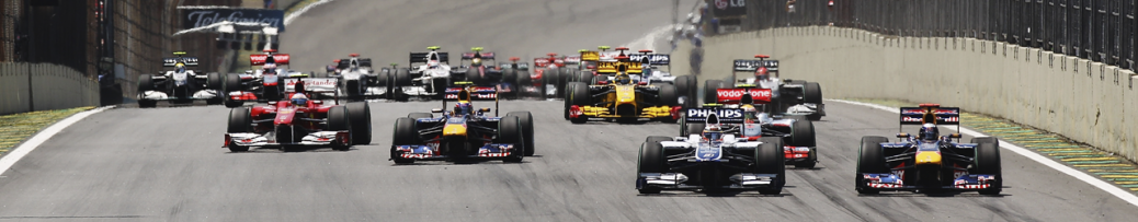 Salida del Gran Premio de brasil de 2012, Foto: Red Bull