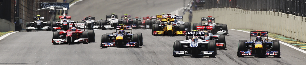 Salida del Gran Premio de brasil de 2012, Foto: Red Bull