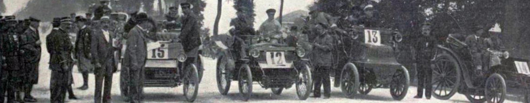 Salida de la I Course de Périgueux, 1898, Automovilismo Histórico