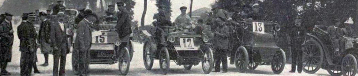 Salida de la I Course de Périgueux, 1898, Automovilismo Histórico