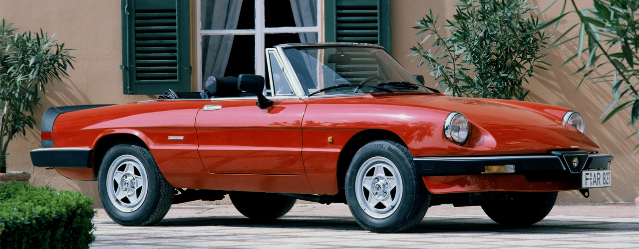 Alfa Romeo Spider, 1983-1989. Foto: Alfa Romeo