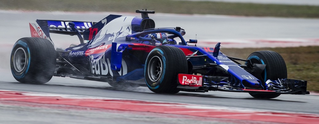 Toro Rosso-Honda STR13 Filming Day 2018 Misano, Italia, Pierre Gasly en el volante. Foto: Samo Vidic/Red Bull Content Pool