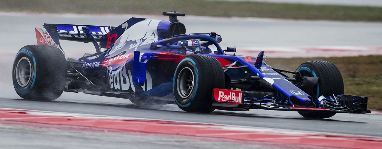 Toro Rosso-Honda STR13 Filming Day 2018 Misano, Italia, Pierre Gasly en el volante. Foto: Samo Vidic/Red Bull Content Pool