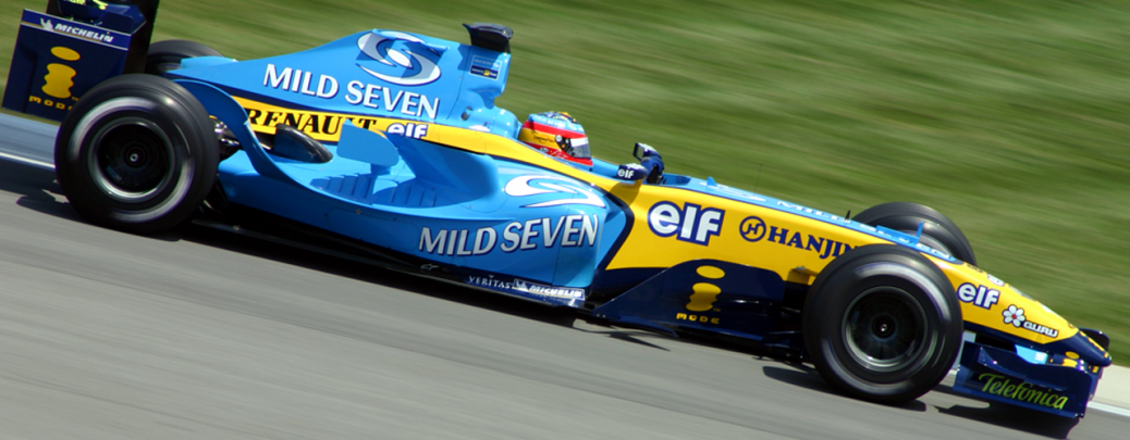 Renault R24, Alonso, GP USa, 2004, Foto: Rick Dikeman Licencia Creative Commons
