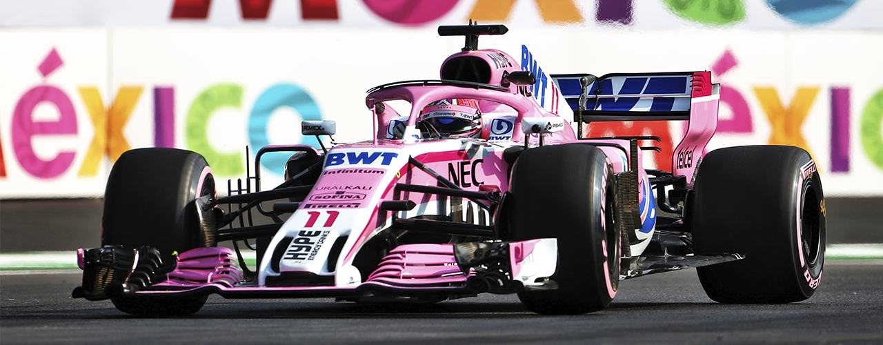 Nueva decoración desde Bélgica, Force India-Mercedes VJM11 - Foto: Racing Point