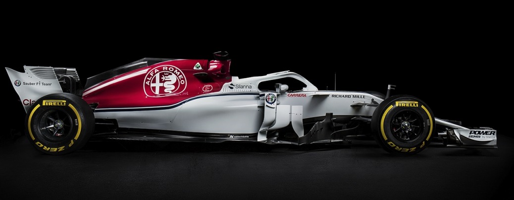 Sauber-Ferrari C37, 2018. Foto: Alfa Romeo
