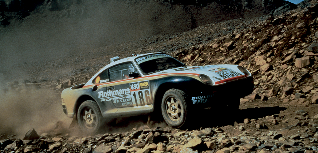 París-Dakar de 1986. Foto: Porsche