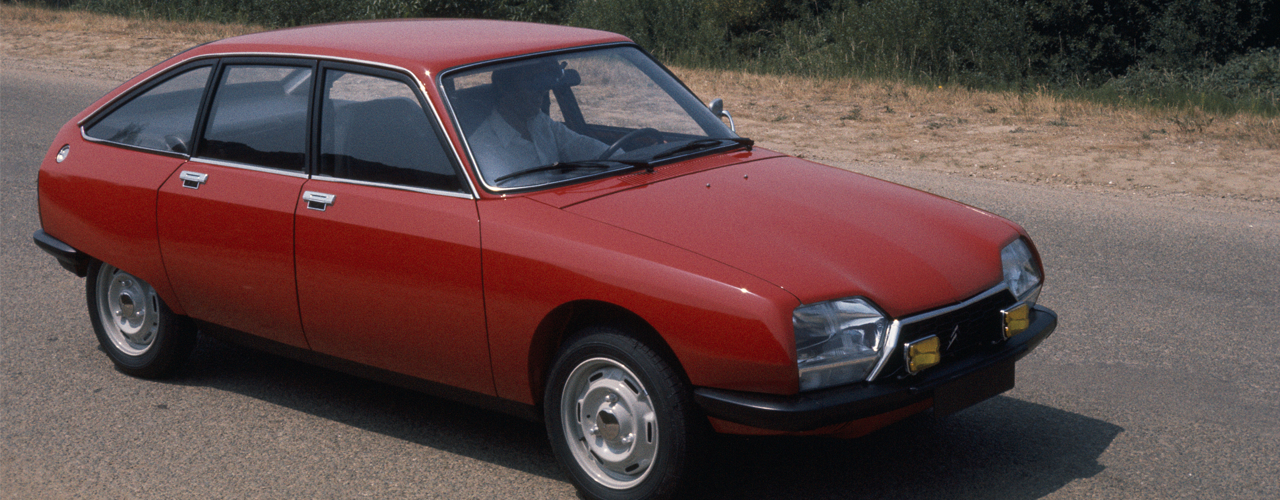 Vista tres cuartos delantera, Citroën GS X2, 1977, © Citroën Communication / DR