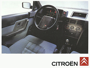 BX Calanque, publicidad de época Citroën