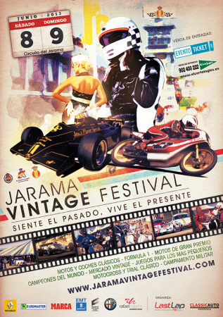 Póster Jarama Vintage Festival 2013