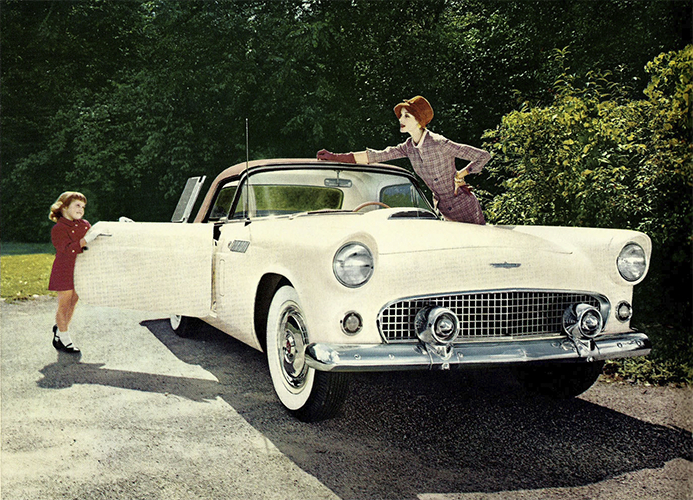 T-bird de 1956, Foto de Catálogo Ford