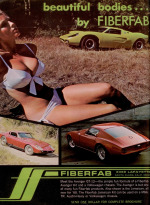 Anuncio Fiberfab Avenger GT-12 y Jamaican. Años 60