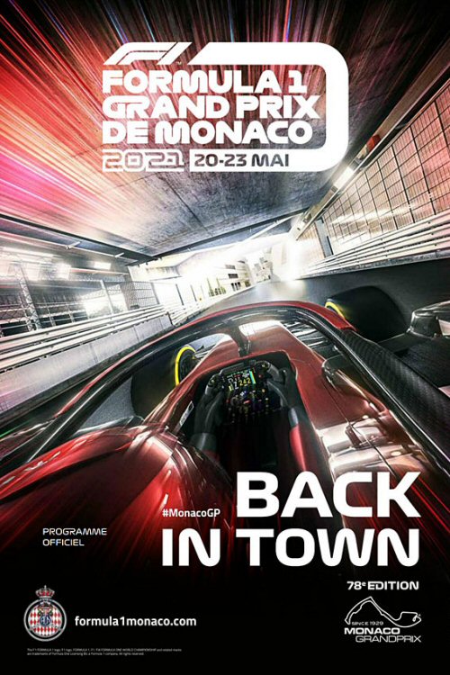 Póster Gran Premio de Mónaco 2021