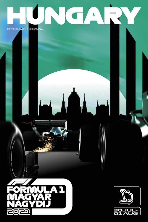 Póster Gran Premio de Hungría 2021