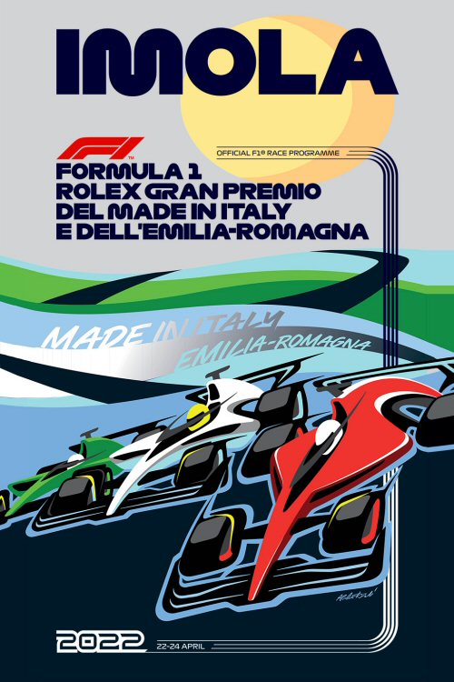 Póster Gran Premio de Emilia Romagna 2022