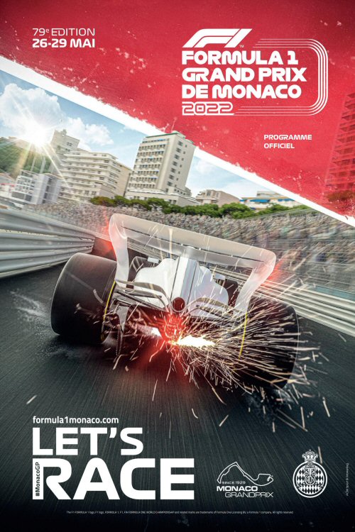 Póster Gran Premio de Mónaco 2022