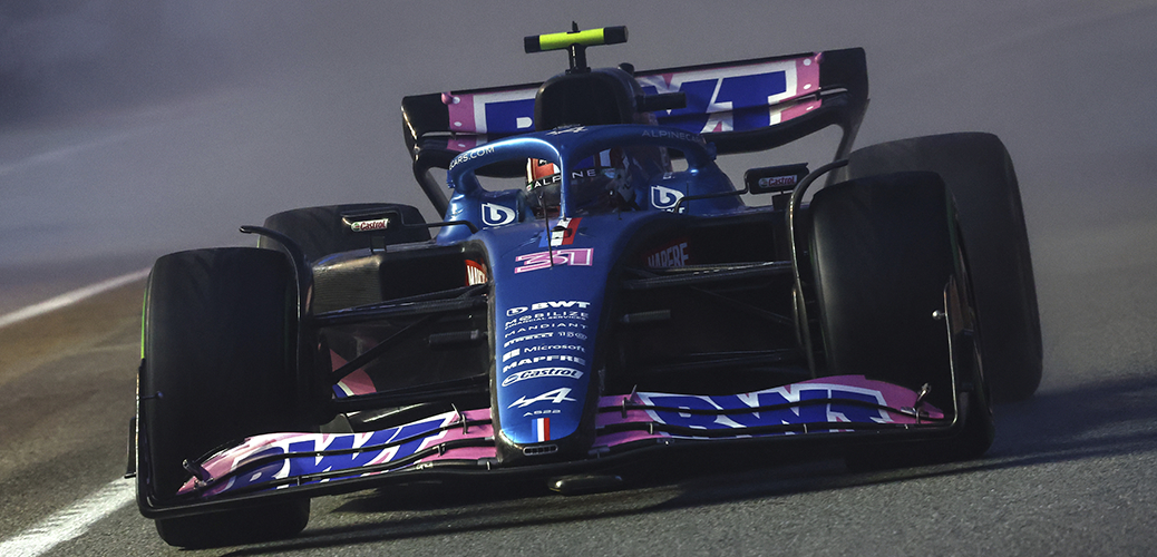 Esteban Ocon, en la clasificación del Gran Premio de Singapur de Fórmula 1 2022