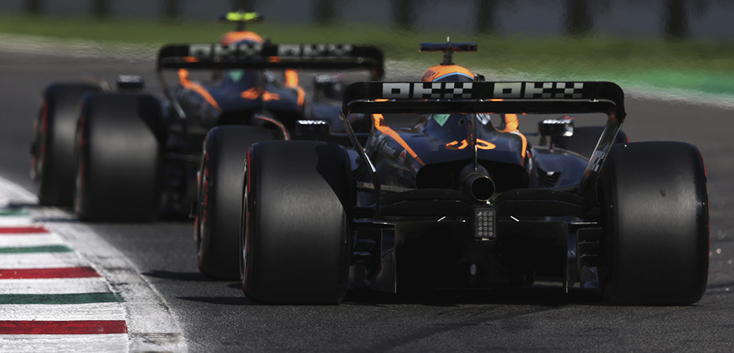 McLaren-Mercedes MCL36, los dos pilotos durante la clasificación del GP de Italia, Foto: McLaren