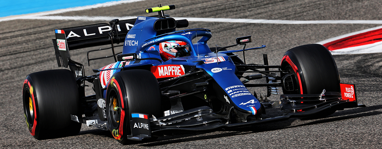 Alpine-Renault A521, Esteban Ocon, Gran Premio de Bahrein, Foto: Alpine