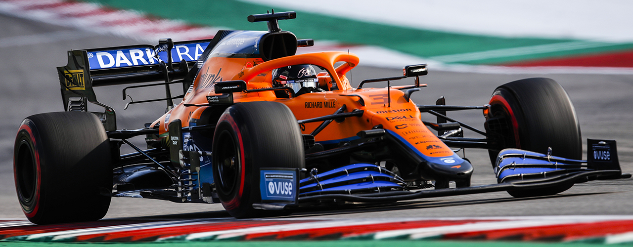 McLaren-Mercedes MCL35M, Ricciardo durante los entremamientos del GP de Estados Unidos, Foto: McLaren