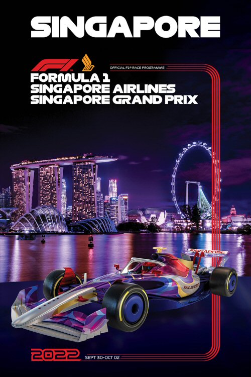 Póster Gran Premio de Singapur 2022