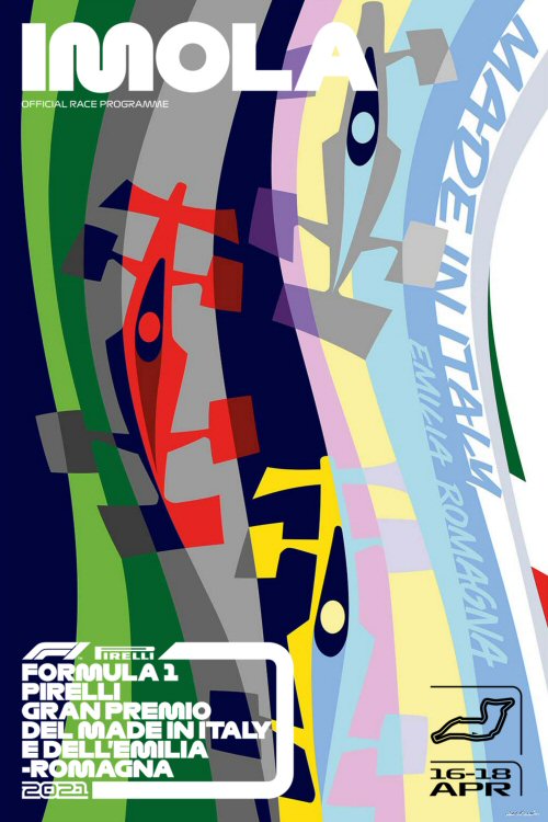 Póster Gran Premio Emilia Romagna 2021
