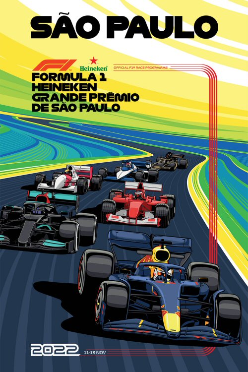 Póster Gran Premio de Sao Paulo 2022