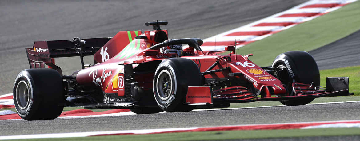 Charles Leclerc, calificación del Gran Premio de Baréin 2021, Foto: Ferrari