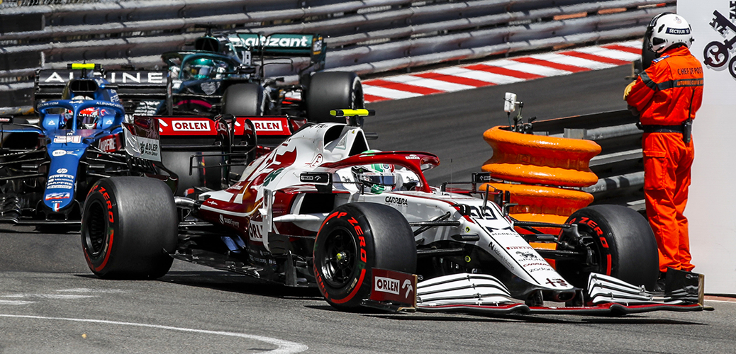 Giovinazzi durante el Gran Premio de Mónaco de 2021. Foto: Florent Gooden / DPPI