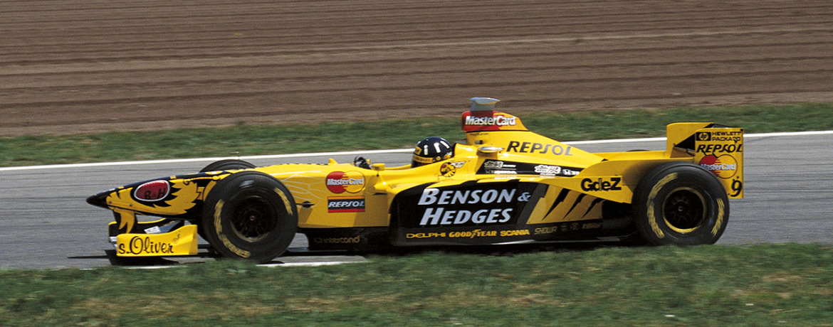 Damon Hill con el Jordan-Mugen-Honda 198, 1998, Gran Premio de España, Foto: Repsol