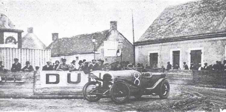John F. Duff en las 24 Horas de Le Mans de 1923 con el 3 Litre Sport