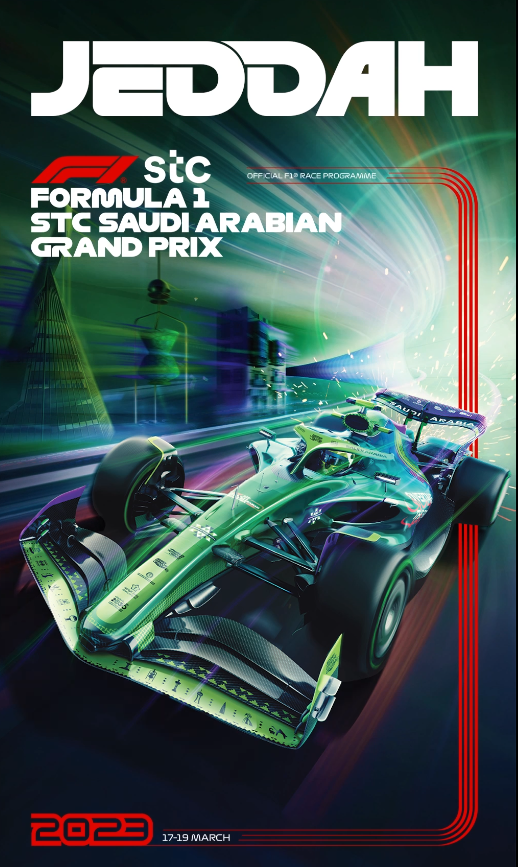 Póster Gran Premio de Arabia Saudí 2023