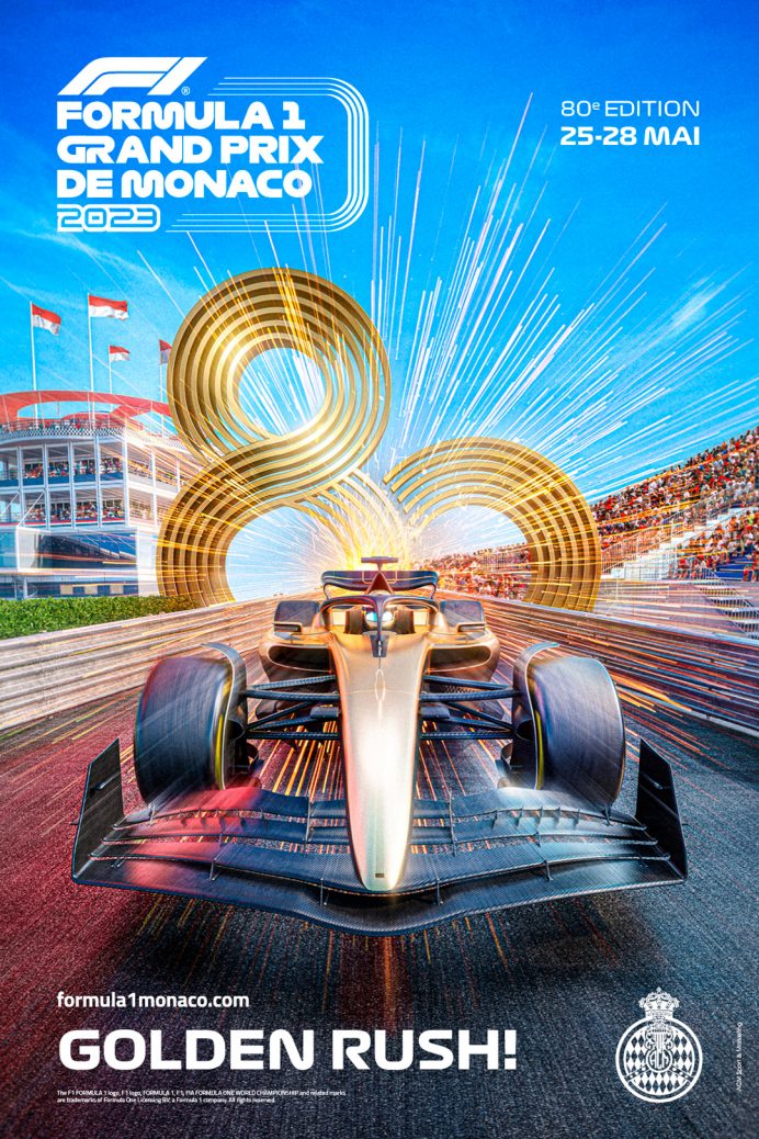 Póster Gran Premio de Mónaco 2023