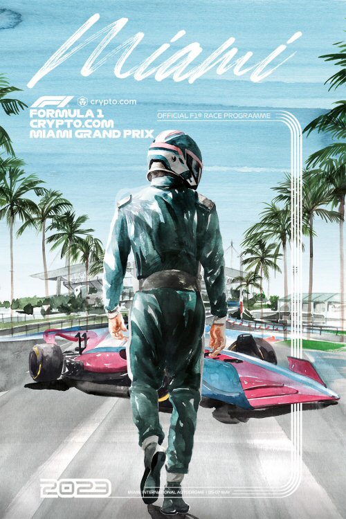 Póster Gran Premio de Miami 2023