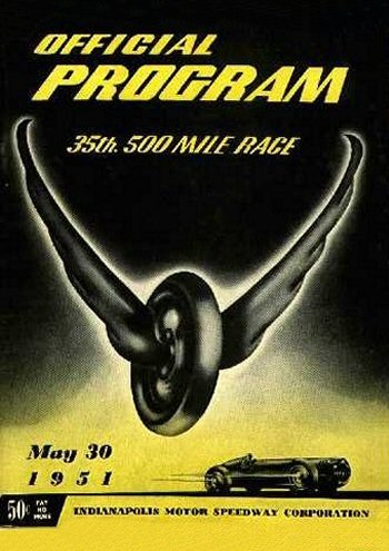 Póster 500 Millas de Indianápolis de 1951