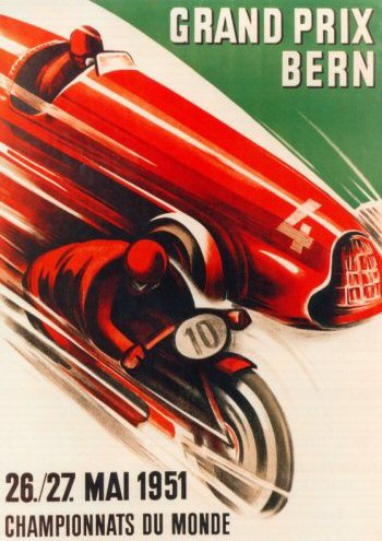 Póster Gran Premio de Suiza de 1951