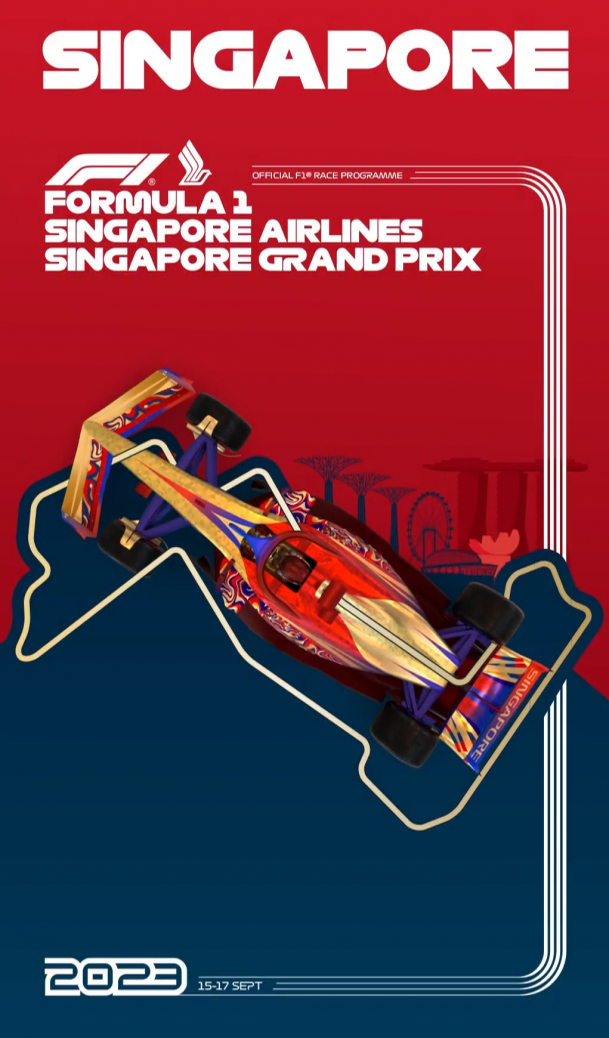 Portada programa del Gran Premio de Singapur de 2023